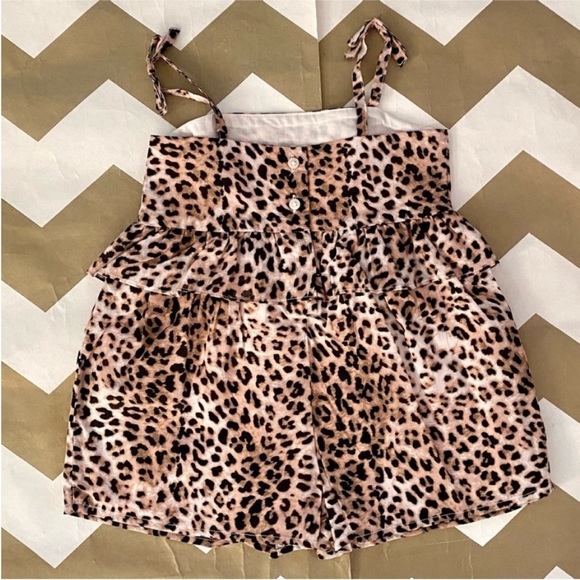 Janie and jack leopard romper - Picture 2 of 2